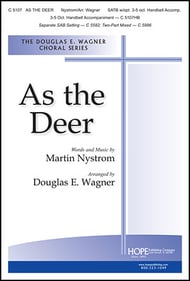 As the Deer SATB choral sheet music cover Thumbnail